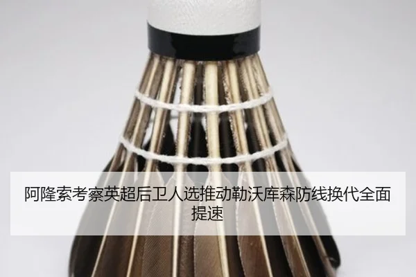 阿隆索考察英超后卫人选推动勒沃库森防线换代全面提速